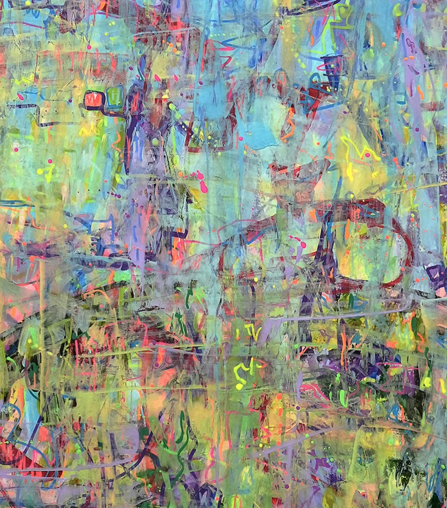 Surface detail of Iridescent Field