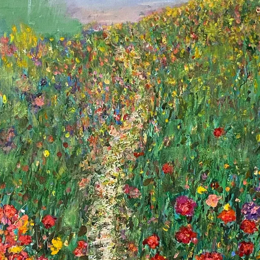 Surface detail of The Field Opens