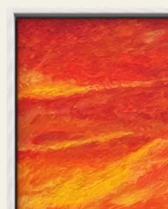 Frame detail of Ember Horizon