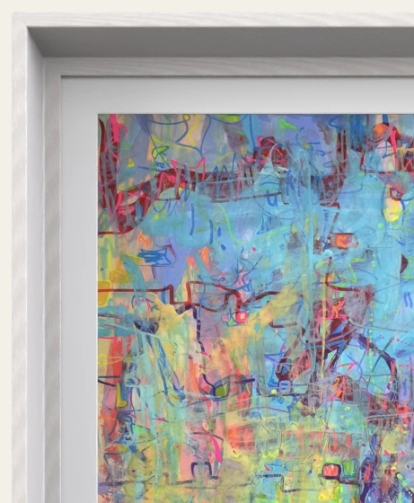 Frame detail of Iridescent Field