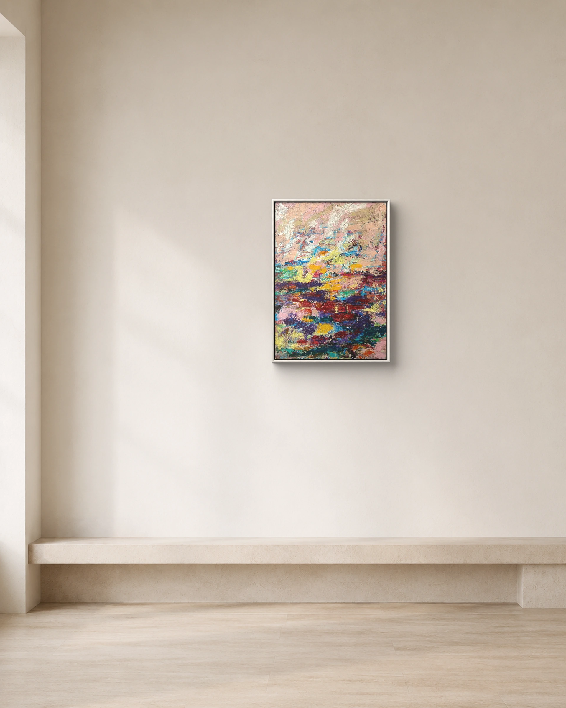 Field Notes shown framed on a neutral collector wall
